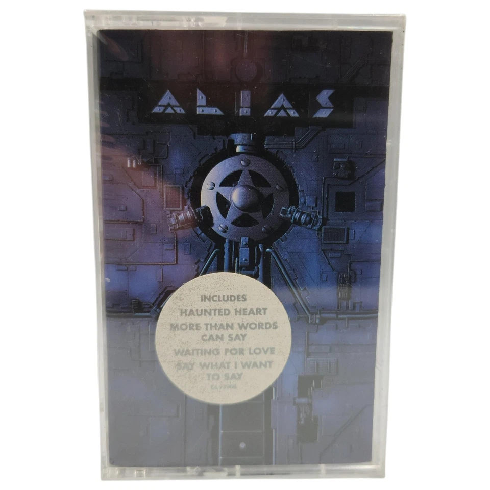 Alias Cassette Tape Self-Titled Album 1990 Rock More Than Words Haunted Heart - Image 1 of 4