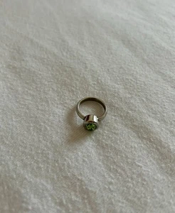 Energetix Magnetschmuck Ring silber grün 16 - Bild 1 von 3