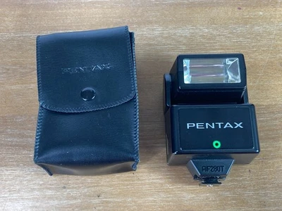 Pentax AF280T AF 280T Shoe Mount Flash for Pentax SLR Tested & Working w/Case - Image 1 of 4