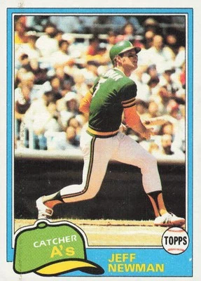 1981 Topps #587 Jeff Newman - Image 1 of 2
