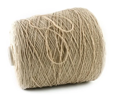 45€/kg 750g PIMA COTTON 3.400 beige 100% Baumwolle Italien 340m/100g Kone - Bild 1 von 2