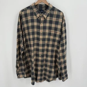 Brooks Brothers Herren 2XL Langarm Kariertes Button Down Hemd Baumwolle - Bild 1 von 5