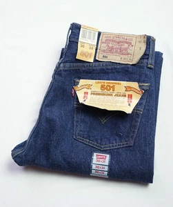 Levis 501 Preshrunk Straight Jeans Herren Gr. W29 W30 L34 S Small Button Fly Vintage - Bild 1 von 11
