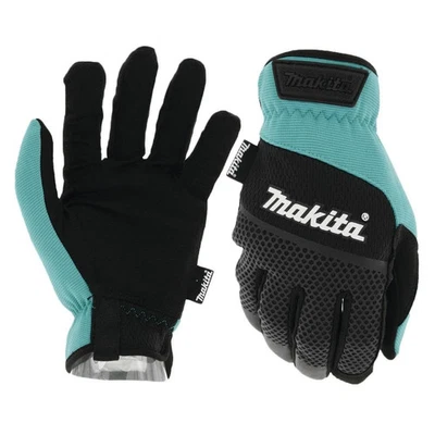 Makita Utility Work Gloves Open Cuff Flexible Protection Medium - Image 1 of 4