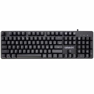 Keyboard Mechanical Mens Gaming RGB Coloured Game USB Wired PC 5 Trims - Picture 1 of 6