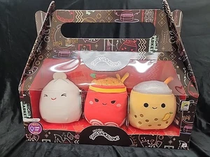 Jazwares SDCC exclusive " Sold Out" Squishmallows Asian Little Plush Food Sets - Picture 1 of 3