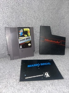 MARIO BROS. Arcade Classic Series (Nintendo NES, 1985) con Manual Súper RARO - Imagen 1 de 9