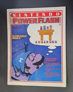 Nintendo PowerFlash Magazine Winter 1989. Mario Bros 2 Cover. - Bild 1 von 3