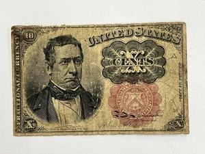 1874 10 Cent Fractional Paper Money Currency Note - Picture 1 of 2