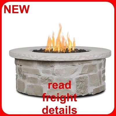 Real Flame Scottsdale 40 Inch Wide 50,000 BTU Round Fire Table - Image 1 of 2