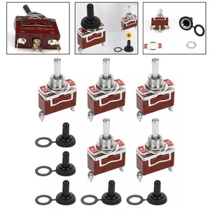 Industrial Grade Toggle Switch Waterproof 20A 125V AC 3 Position 5Pcs Pack - Picture 1 of 30