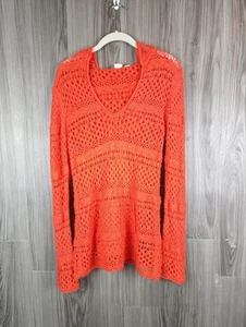 Vintage Roxy Häkel Strickpullover mit Kapuze Glockenärmel Gr. XLVintage Roxy... - Bild 1 von 6