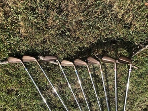 Custom Raw Rust Finish Maruman Conductor Pro Iron Set 3-PW Used - Picture 1 of 7