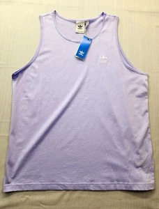 NEW Adidas Men’s Size Large Violet Essentials Tank Top Embroidered Originals - Picture 1 of 10