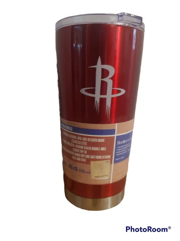 Houston Rockets 20oz Ultra Tumber  Stainless Steel NBA Basketball Cover