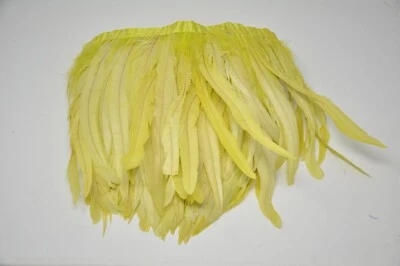 Borde de pluma de gallo de 10-12 pulgadas de ancho para manualidades de costura hágalo usted mismo paquete de 1/2 pulgada Foto 1 de 4