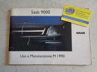 LIBRETTO USO E MANUTENZIONE SAAB 9000 - EDIZIONE 1990 - ORIGINALE - Immagine 1 di 2