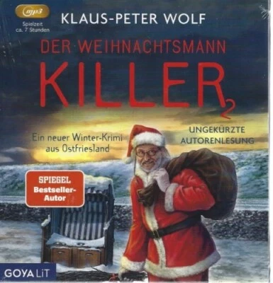 Klaus-Peter Wolf - Der Weihnachtsmannkiller 2 - Digipack - Hörbuch - mp3 CD - Ne - Bild 1 von 2