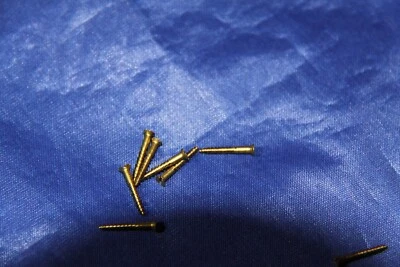 L52 Brass WOOD Screws -  #00; #0; # 1 ; #2; #3 - Packs of 12, 24, 36 - Image 1 of 2