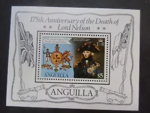 Anguilla 1981 175th Death Ann Lord Nelson ship MS MS453 MNH UM unmounted mint - Imagen 1 de 1