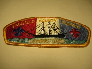BSA CSP Fairfield County Council Connecticut Patch S-4 - Bild 1 von 2