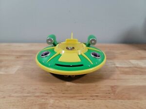Ryans World Green Yellow UFO Space Ship Vehicle. LIGHTS UP w/SOUND. 