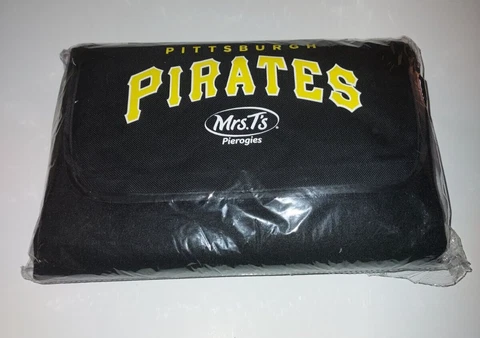 Pittsburgh Pirates Mrs. T's Pierogies BLANKET Throw - MLB Baseball SGA Black NEW Cover
