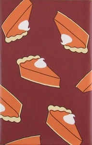 Pumpkin Pie Delight Vinyl Flannel Back Tablecloth Var Sizes - Picture 1 of 5