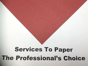 25 x A4 Deep Red Claret Burgundy Acid Free Extra Thick Craft Card 280gsm - Picture 1 of 1