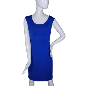 Maggy London Bodycon Dress Size Small Royal Blue Sleeveless Zipper Closure Back - Picture 1 of 10
