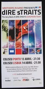 bROTHERS en bAND dIRE sTRAIT promoción concierto folleto póster - Imagen 1 de 2