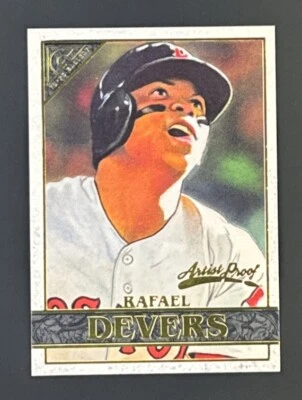 2020 Topps Gallery - Artist Proof #55 Rafael Devers - Image 1 of 2