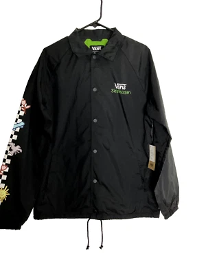 Vans Skateistan Men's Torrey Winbreaker Black Jacket Size M - Image 1 of 4