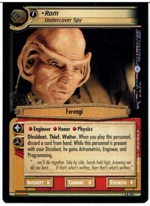 STAR TREK CCG 2E CALL TO ARMS RARE CARD ROM 3R183 ex - Picture 1 of 1
