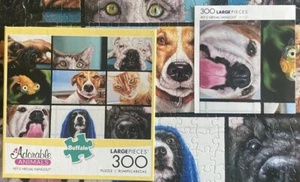 Buffalo Puzzle - PET'S VIRTUAL HANGOUT - 300 große Teile gebraucht KOMPLETT - Bild 1 von 2