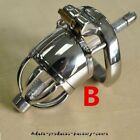 Stainless Steel Chastity Cage Urethral Tube Metal Male Chastity Device New