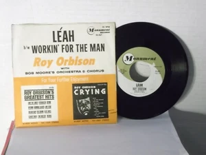 Roy Orbison,Monument 467,"LEAH",US,7" 45 with P/S, 1962 classic Rock N Roll ,M - Picture 1 of 1