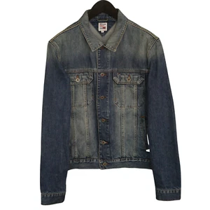 Giacca Biker In Cotone Casual Tommy Hilfiger Uomo Taglia L VAP979 - Foto 1 di 9
