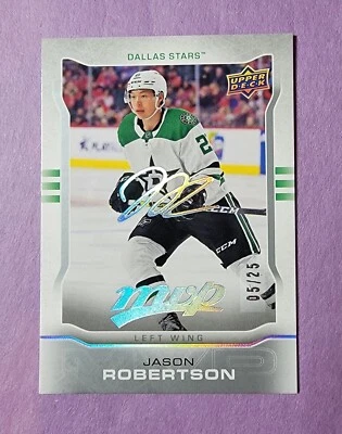 2024-25 UD MVP 10th Anniversary Super Script #MR21 Jason Robertson  05/25 - Image 1 of 2