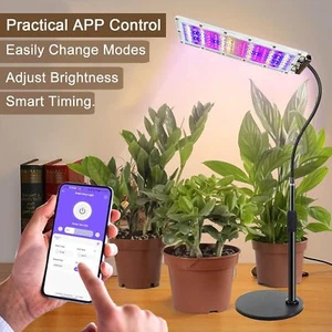 LED Plant Growing lamp Full Spectrum Light 3 Timer for Indoor Plants Flowers Veg - Picture 1 of 6