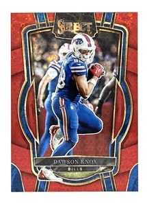 2022 Select Club Level Red Disco #291 Dawson Knox 6/49 Buffalo Bills - Bild 1 von 2