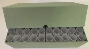 Guardhouse Dime/Green Coin Tube Box with 50 Guardhouse Dime Square Tubes - Picture 1 of 2