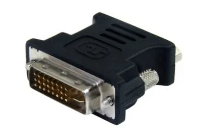 StarTech DVI (DVI-I) Male to VGA Female Passive Adapter - Black - DVIVGAMFBK - Image 1 of 4