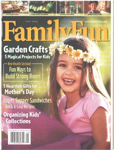 FAMILY FUN Magazine May 2005 Mothers Day Gifts Garden Crafts Supper Sandwiches - Imagen 1 de 4