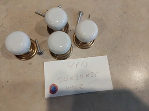 vintage metal cabinet knob handle- 30x30x35mm   lot of  4 - Bild 1 von 3