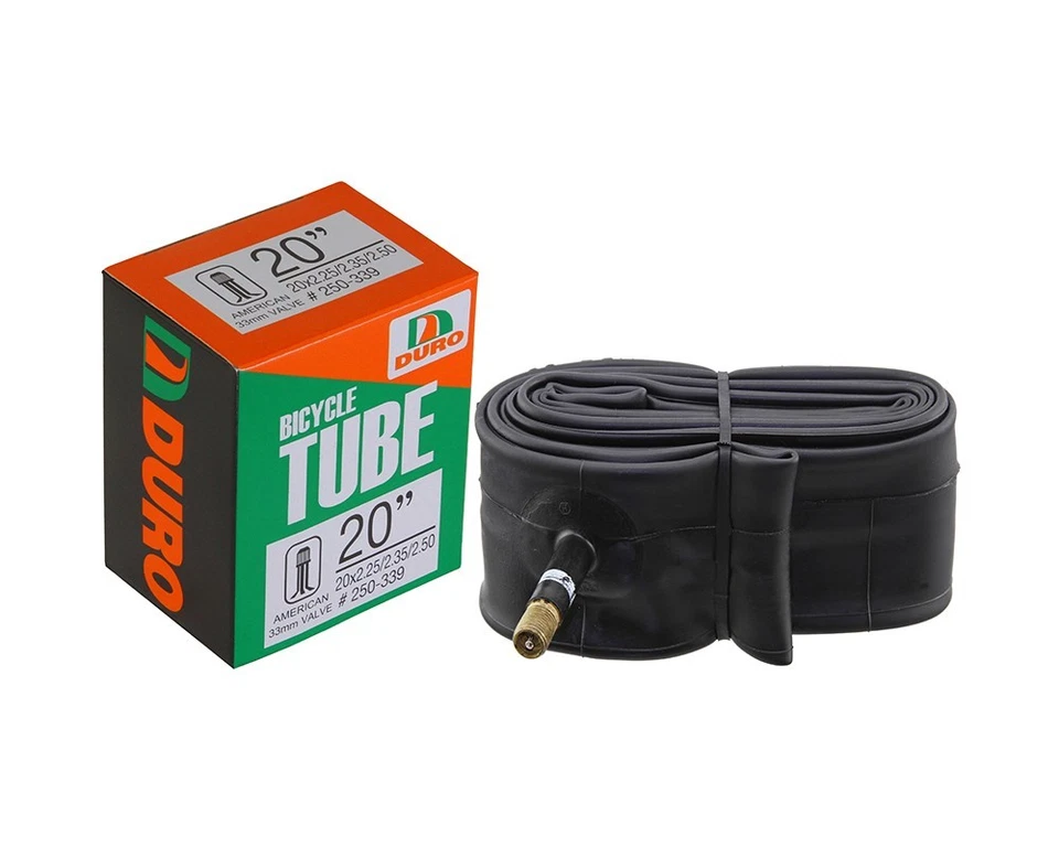 Universal Bike Bicycle Tube 20" x  2.125/2.35/2.40" 33mm American/Schrader Valve - Image 1 of 1