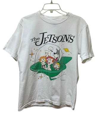Camiseta De Colección 1990 The Jetsons Dibujos Animados Gráfico Nave Espacial Puntada Única Talla L Foto 1 de 4