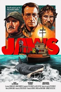 Jaws by Haddon McKinney 9/175 24” x 36” Screen Print Movie Art Poster - Picture 1 of 1