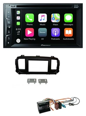 Pioneer MP3 USB DVD Bluetooth DAB 2DIN Autoradio für Citroen Jumpy Dispatch Spac - Bild 1 von 4