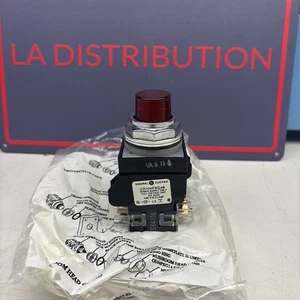 General Electric CR104PXG48 Illuminated Pilot Light  Red 24V No Box - Picture 1 of 2
